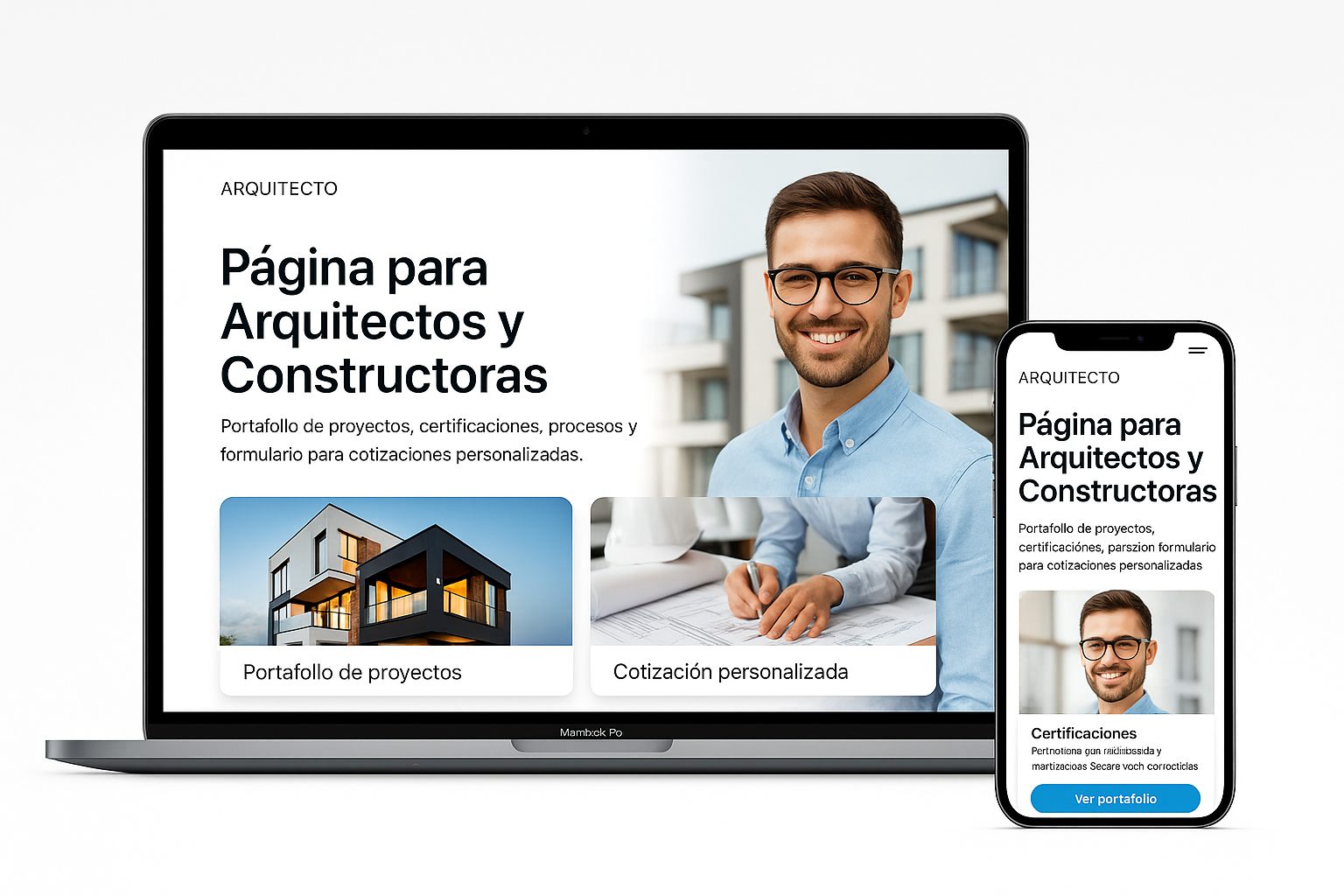 Página para Arquitectos y Constructoras